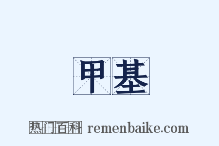 甲基是什么意思的图片